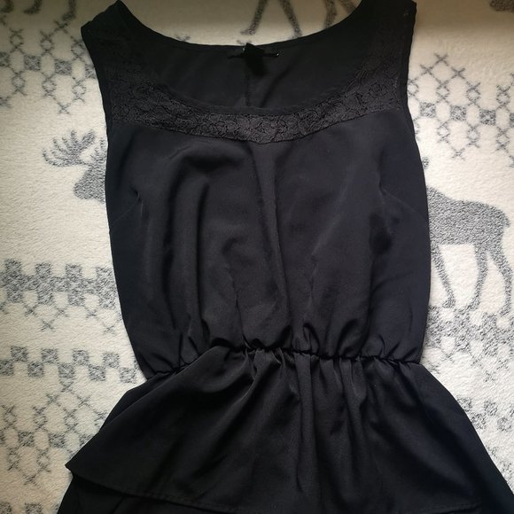 Forever 21 Black Blouse - Picture 1 of 2